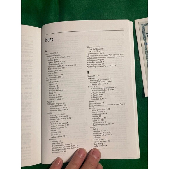 MICROSOFT WINDOWS 98  Packard Bell User's Guide Book ONLY NO disc - Picture 8 of 8